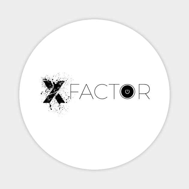 X-Factor EDU Logo Black Magnet by X-Factor EDU